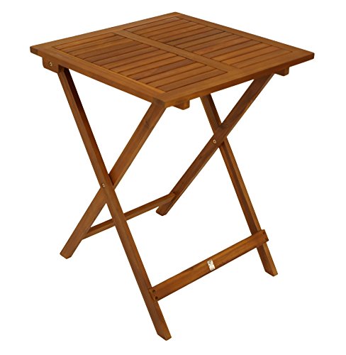 DEGAMO Bistrobord i trä Lima · 60 × 60 cm