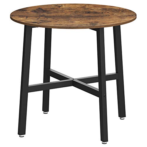 VASAGLE Bistrobord i trä BARNET · Ø 80 cm