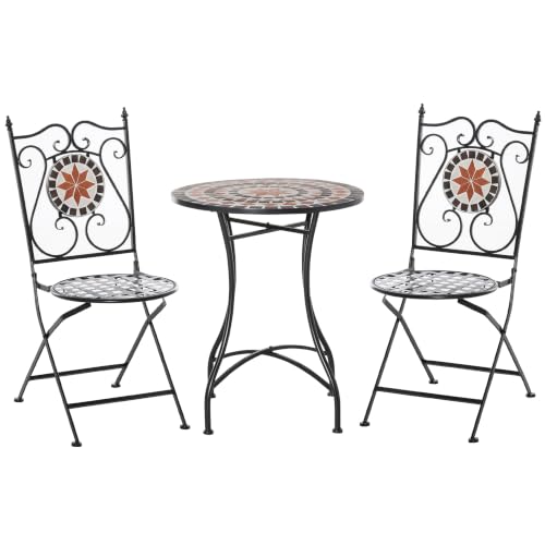 Outsunny Mosaic bistro set 3