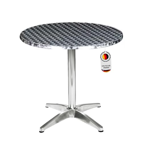 Acht & Acht Tavolo bistrot in alluminio Ø 80 × 72 cm